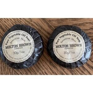 Molton Brown London Sensitive Skin Soap 1 Oz NEW Lot Of 2